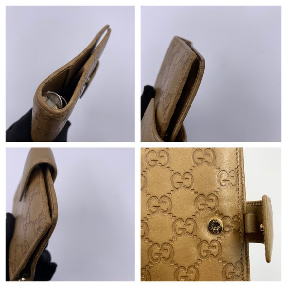 Authentic Gucci GG Golden Brown 6-ring Agenda - Picture 6 of 9